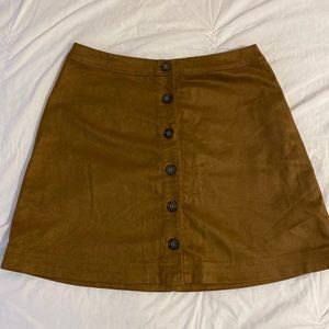 Abercrombie Suede Skirt
